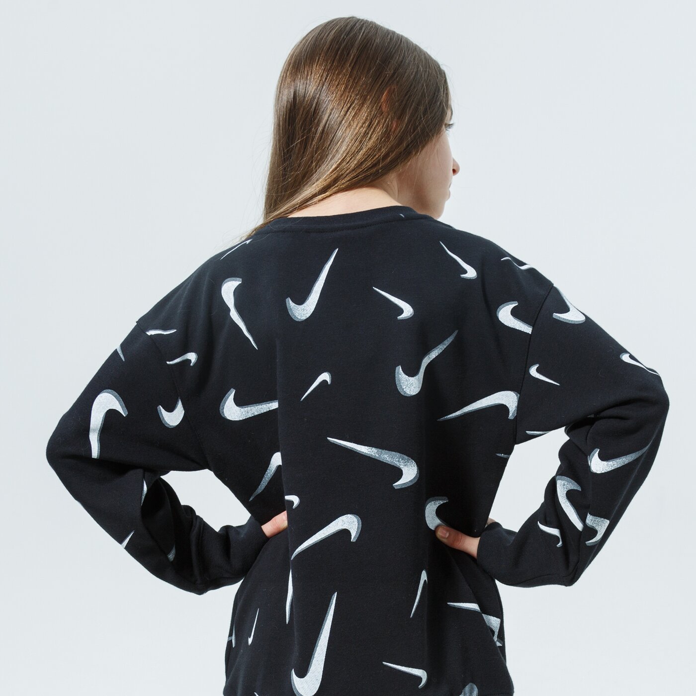 Детски суичър NIKE СУИТЧЪР SPORTSWEAR da1244-010 цвят черен