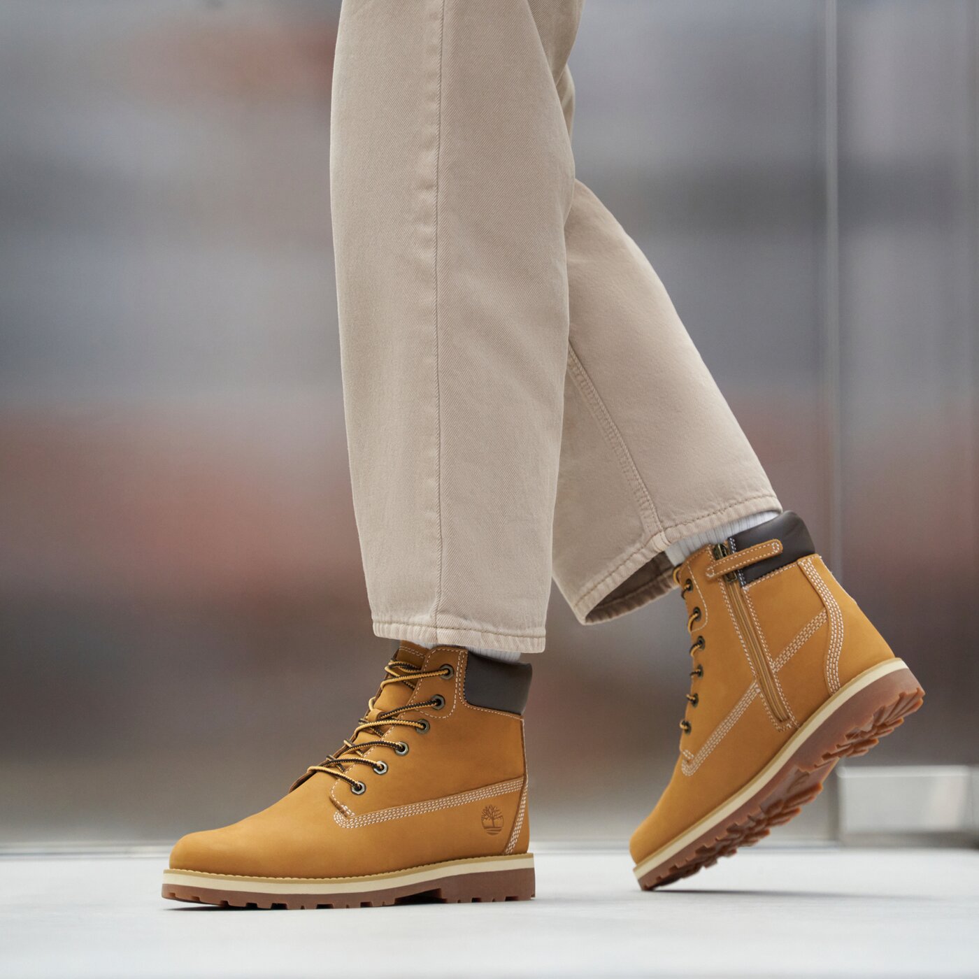 Детски кежуал TIMBERLAND COURMA KID TRADITIONAL6IN tb0a28x72311 цвят жълт