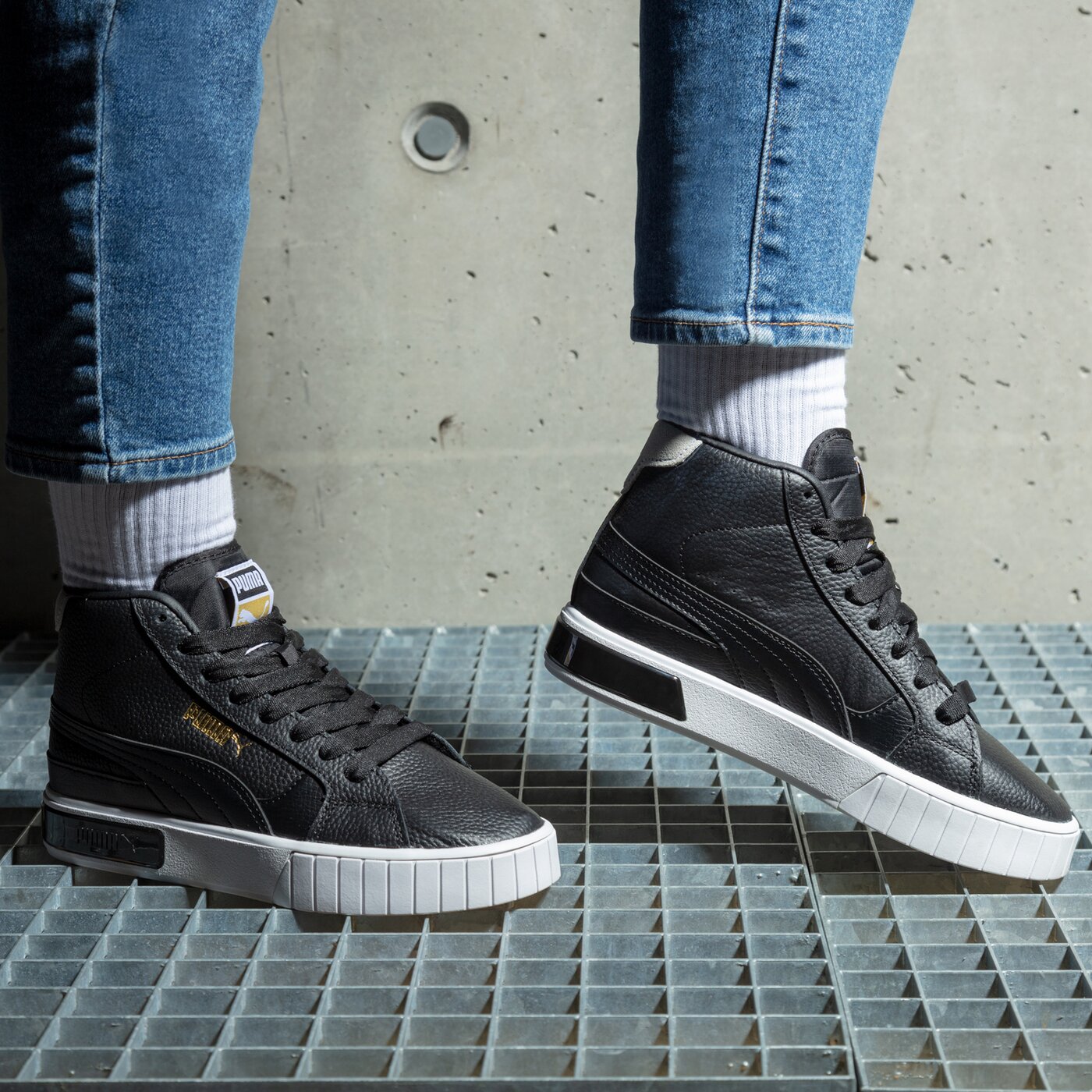 Дамски маратонки PUMA CALI STAR MID WN'S 38068303 цвят черен