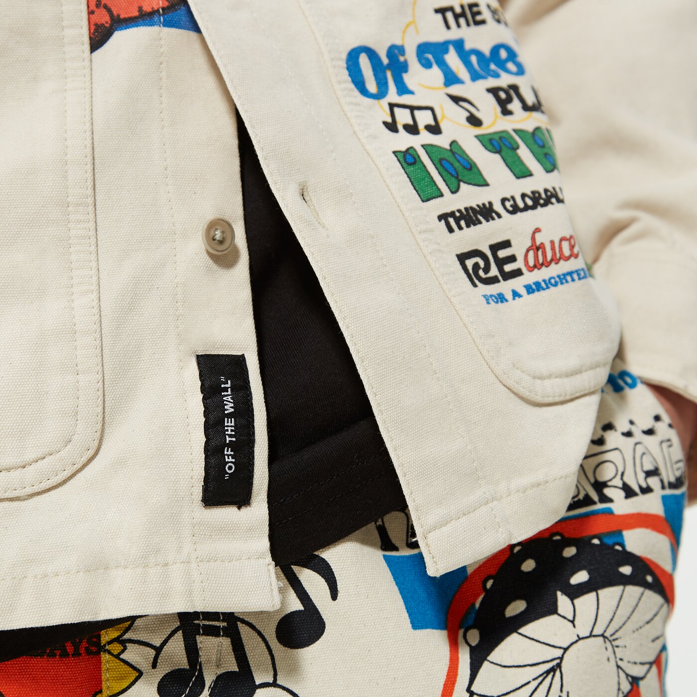 VANS РИЗА ECO POSITIVITY WORKSHIRT LS vn0a5kmz7vj1 цвят бежов