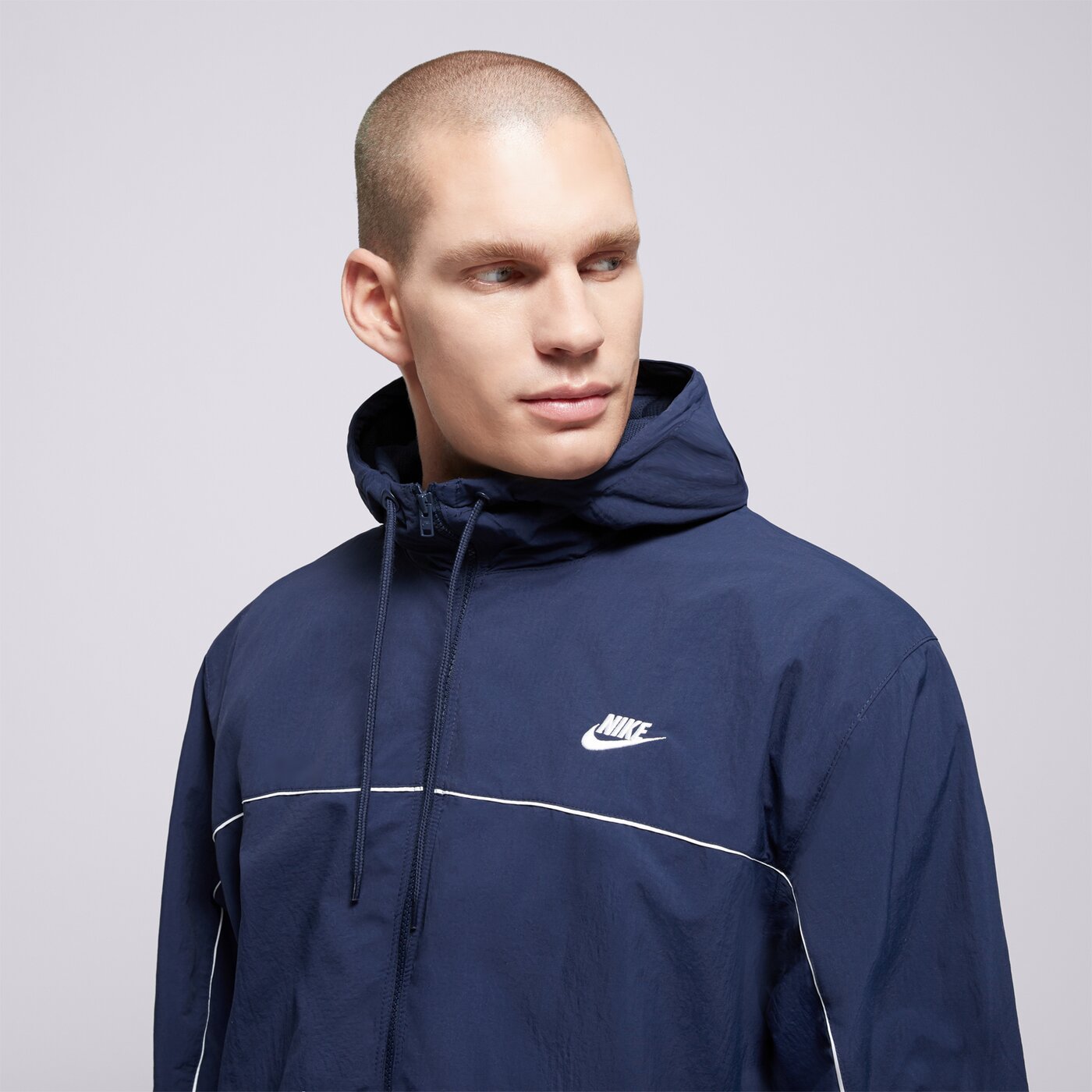 Мъжко преходно яке NIKE ЯКЕ M NK CLUB ATHLETE HD JACKET hj2012-451 цвят тъмносин