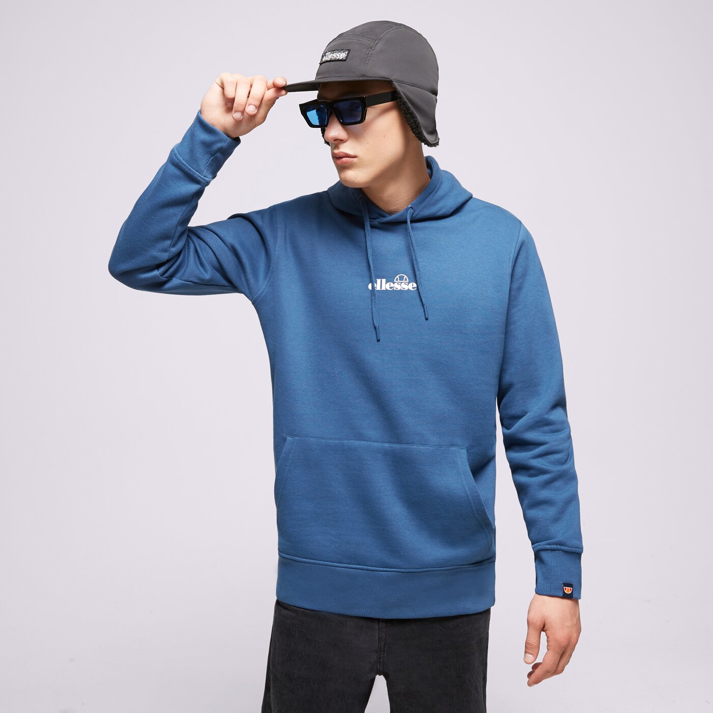 Мъжки суичър ELLESSE СУИТЧЪР С КАЧУЛКА PERSHUTA BLUE OH HOODY shp16466402 цвят син