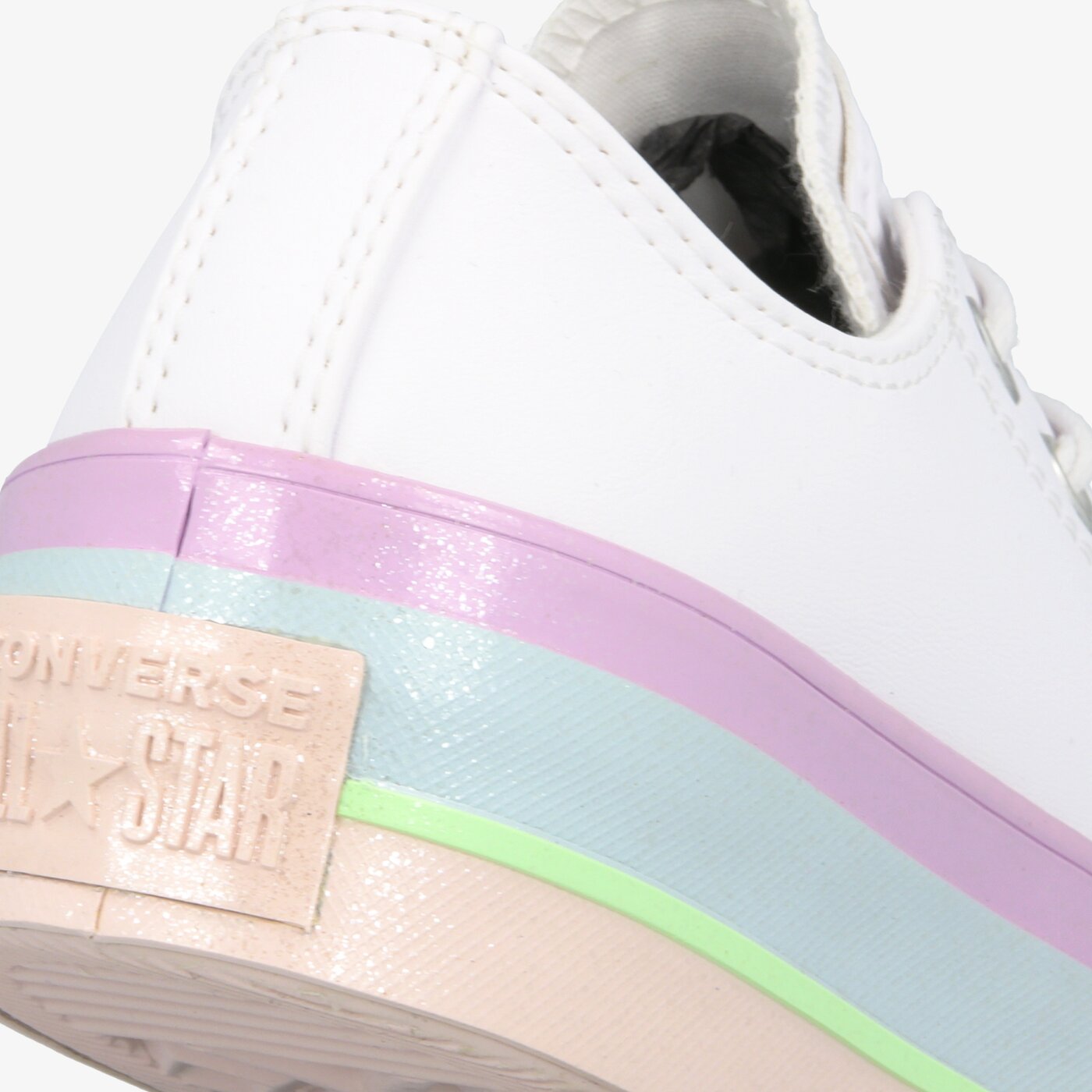 Дамски маратонки CONVERSE CHUCK TAYLOR ALL STAR LIFT 566156c цвят бял