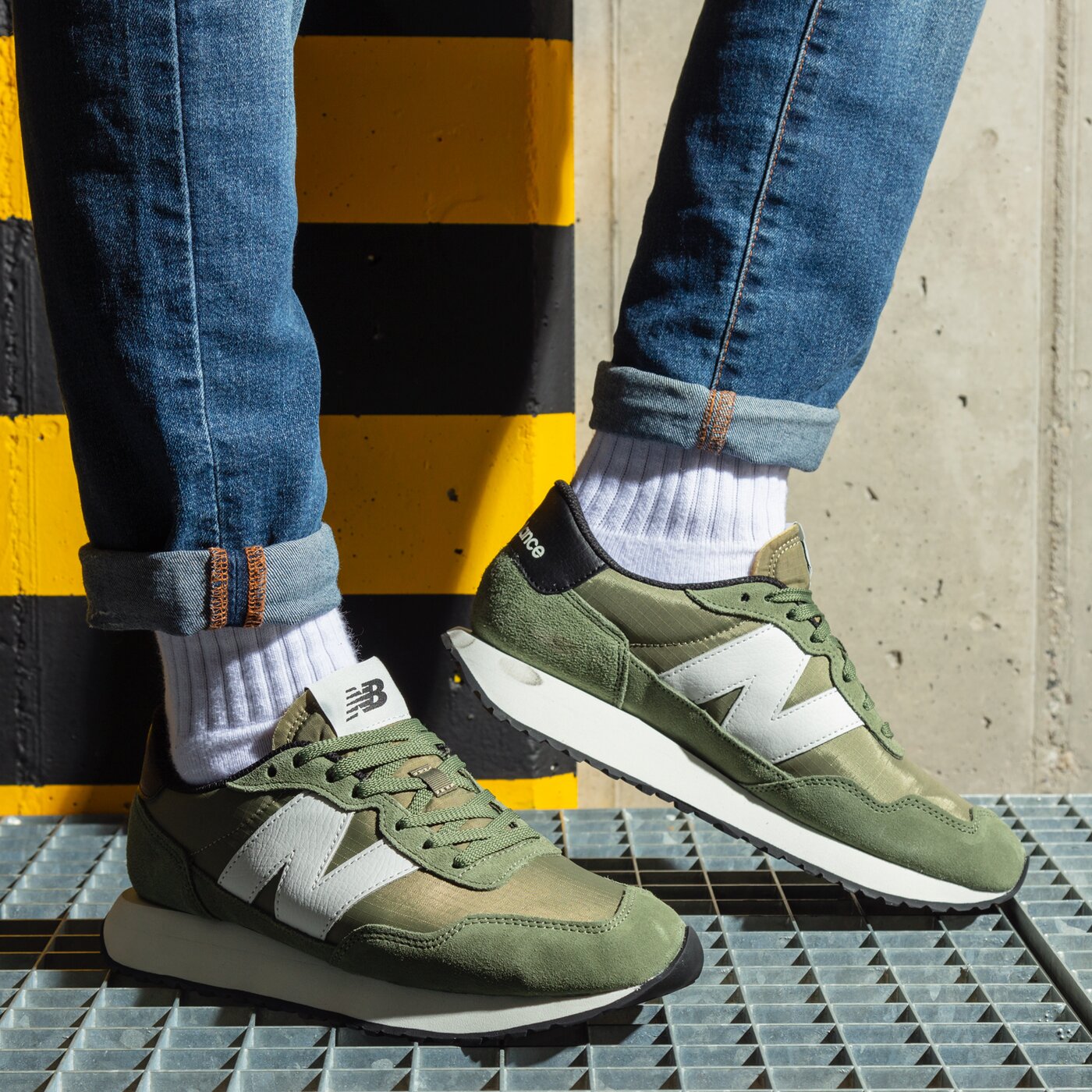 Мъжки маратонки NEW BALANCE 237  ms237ut1 цвят зелен