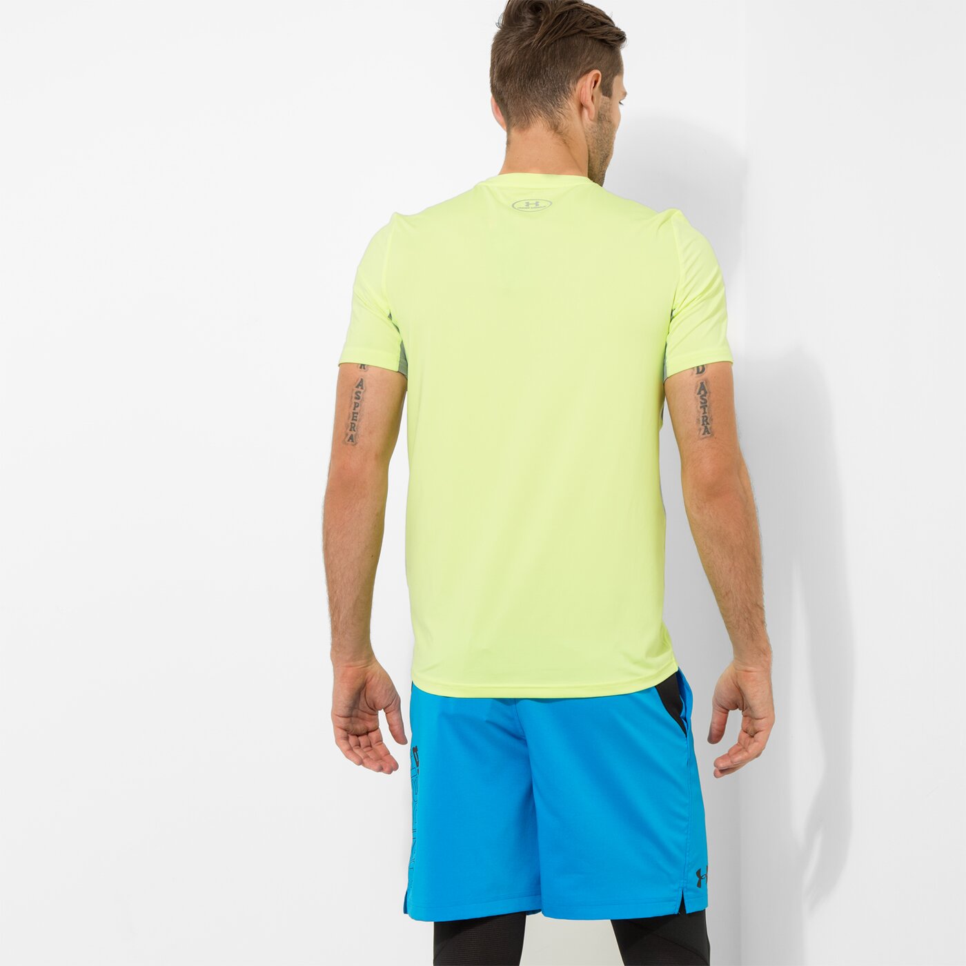 Мъжка тениска UNDER ARMOUR ТЕНИСКА COLSWITC RUN 1271844786 цвят жълт