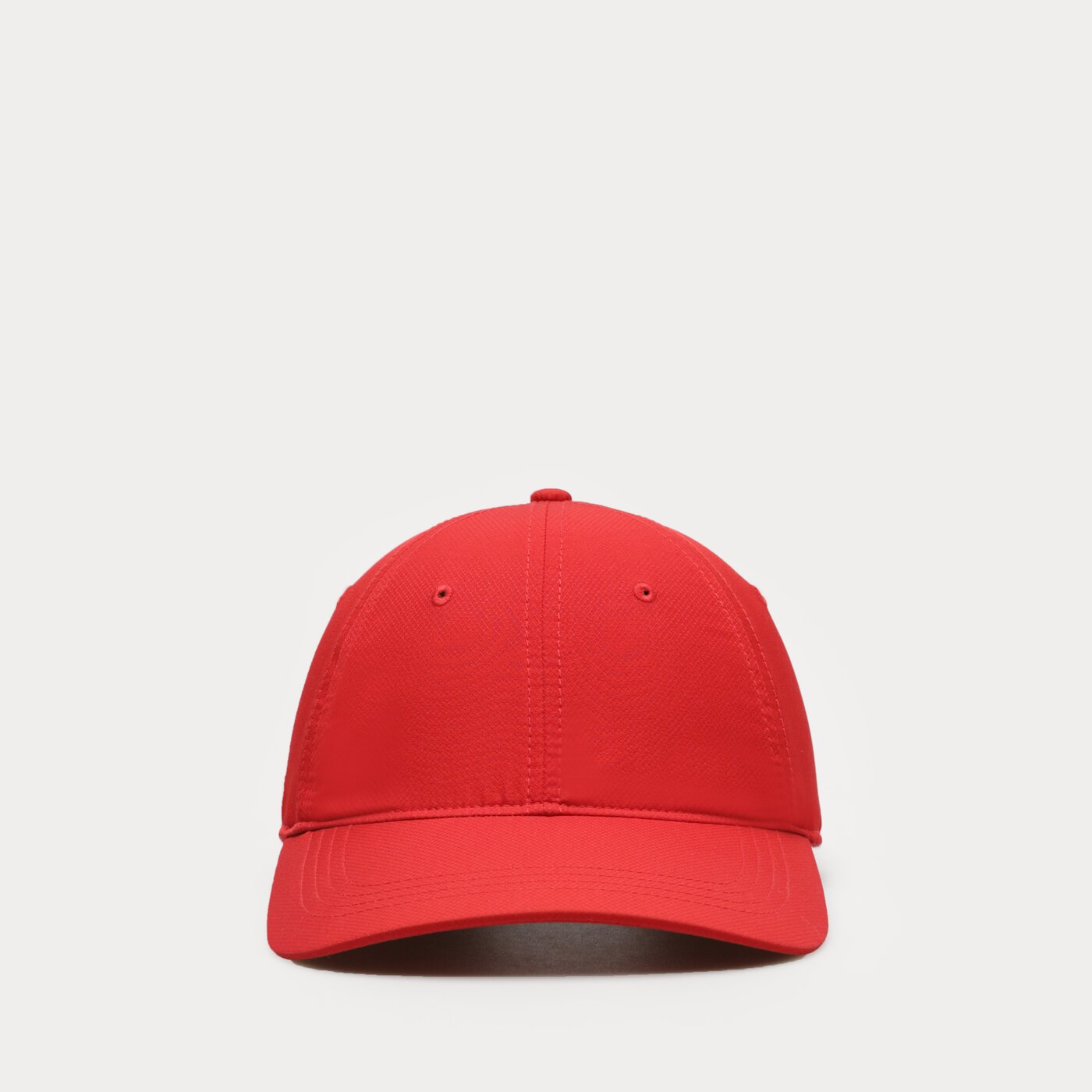 Дамска шапка с козирка LACOSTE ШАПКА CAP RED rk2662hen цвят червен