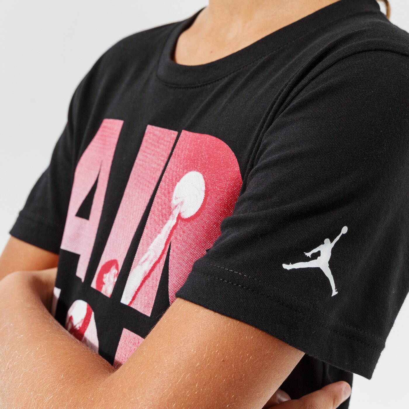 Детска тениска JORDAN ТЕНИСКА DUNK FADE BOY 95a560-023 цвят черен