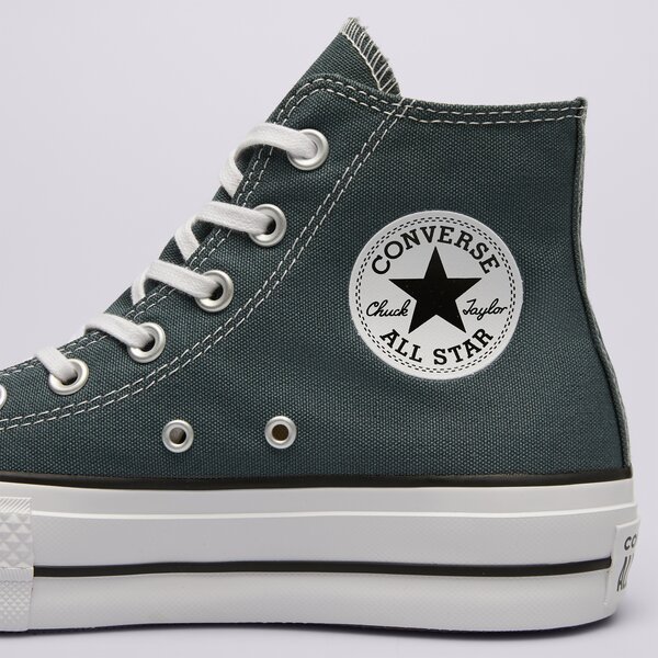 Дамски маратонки CONVERSE CHUCK TAYLOR ALL STAR LIFT a12596c цвят зелен