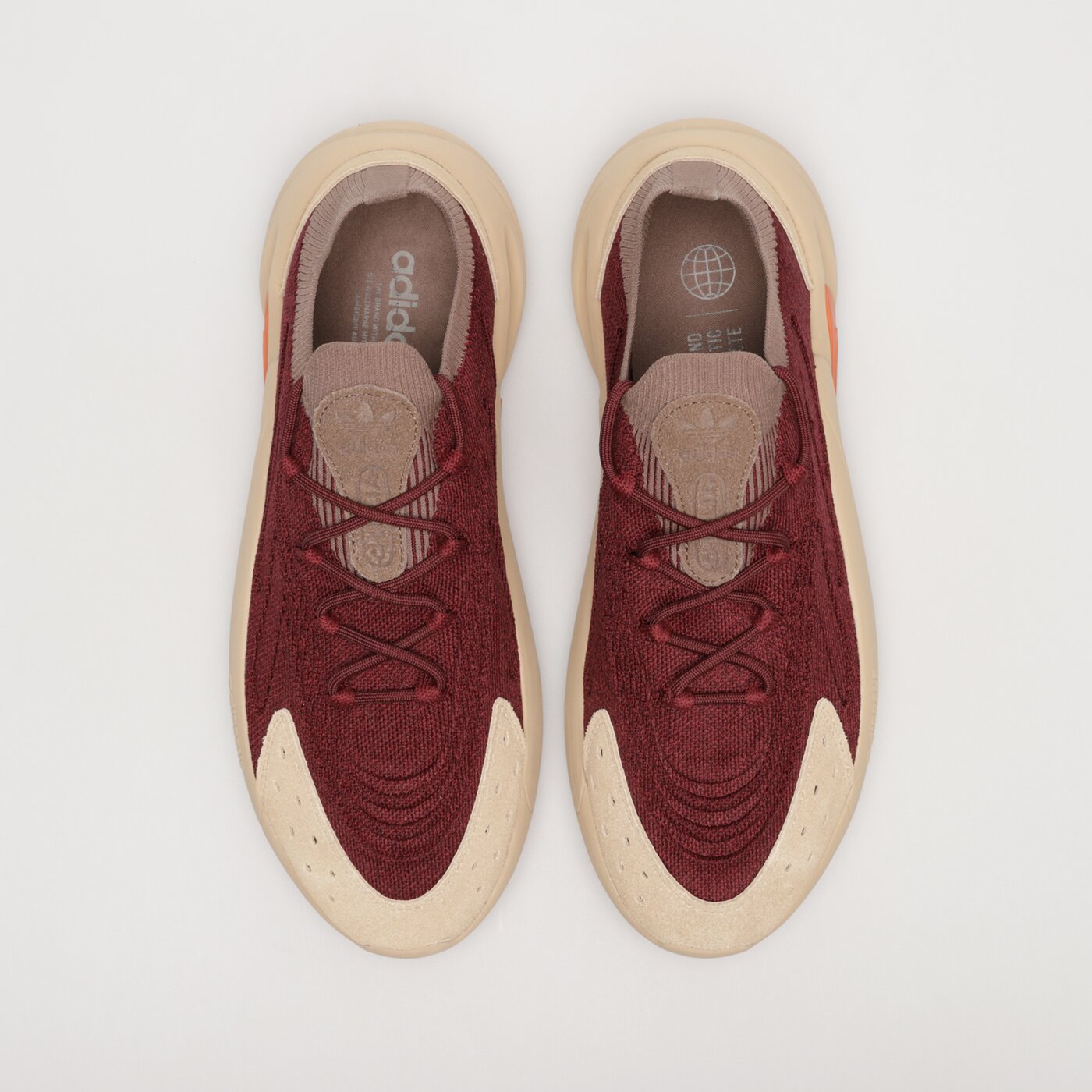 Мъжки маратонки ADIDAS OZELIA KNT gy9927 цвят бордо