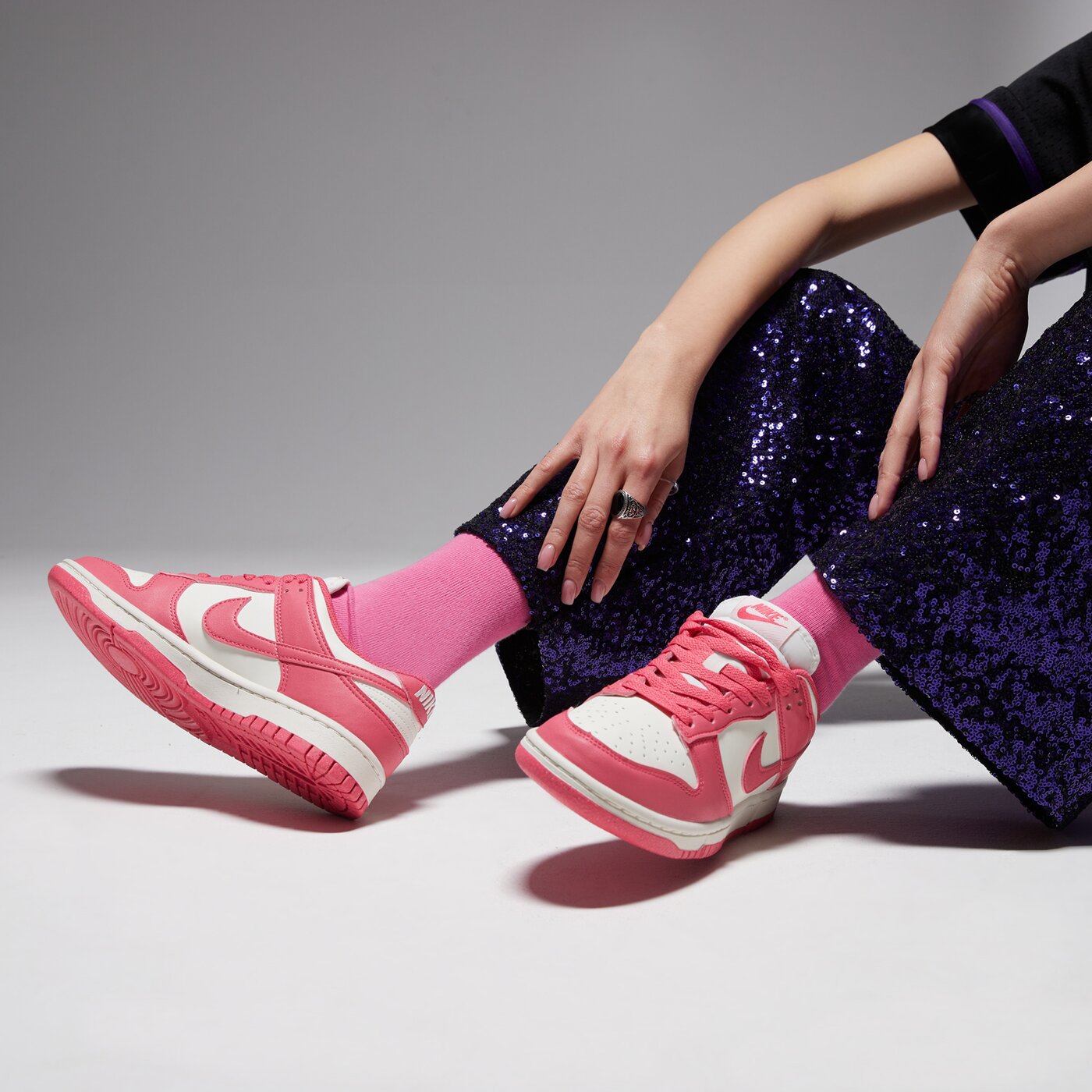 Дамски маратонки NIKE DUNK LOW dd1873-600 цвят розов