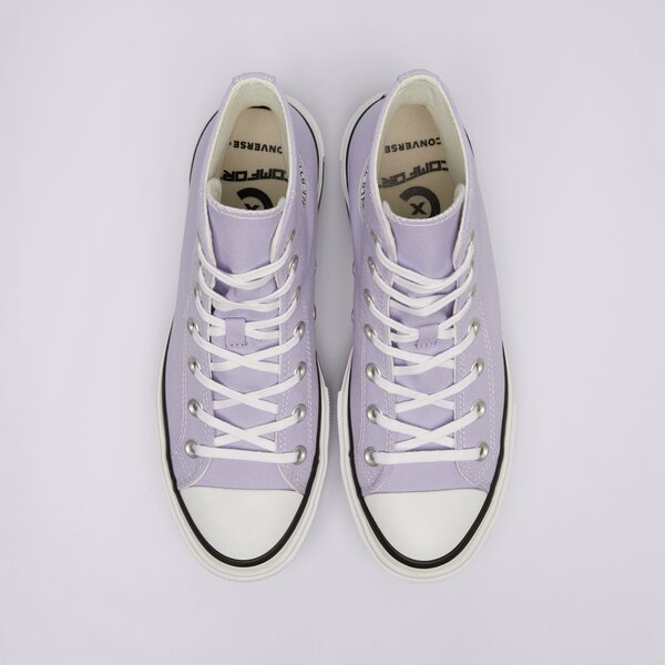 Дамски маратонки CONVERSE CHUCK TAYLOR ALL STAR LIFT DOUBLE STACK a15206c цвят виолетов
