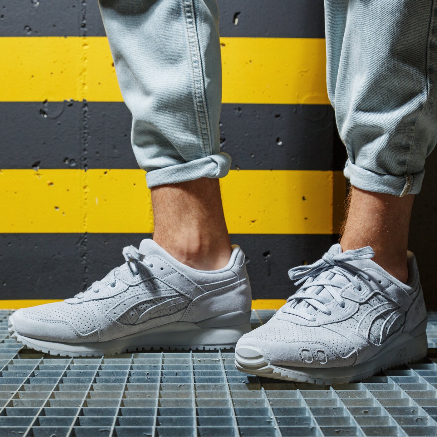 Мъжки маратонки ASICS GEL-LYTE III OG 1201a050020 цвят сив