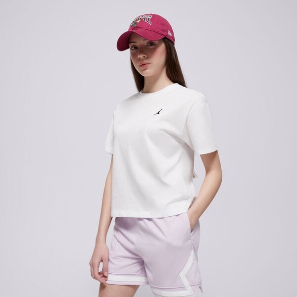 Детска тениска JORDAN ТЕНИСКА MJ BRKLYN ESSENTIALS SS TEE GIRL 45d311001 цвят бял