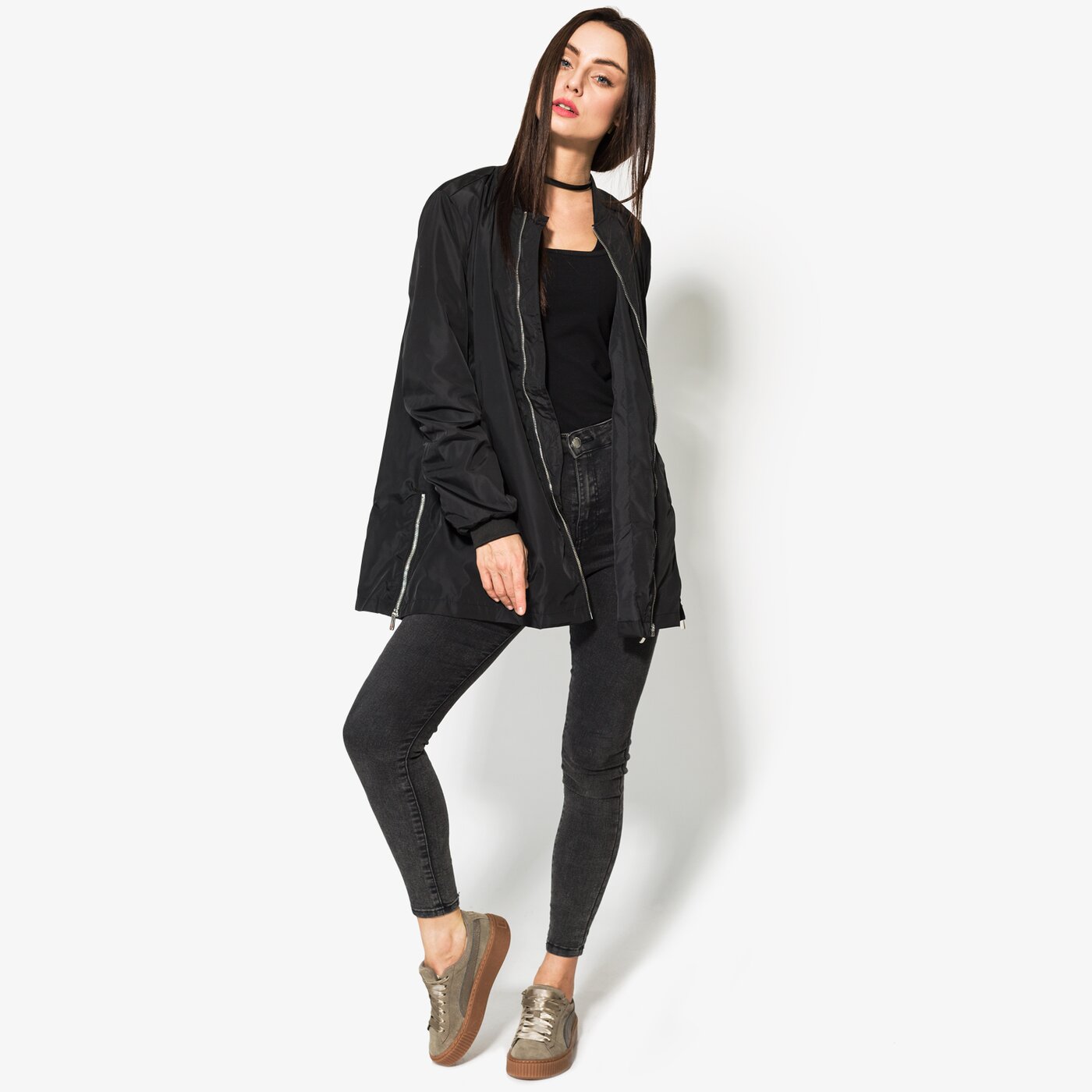 Дамско преходно яке CONFRONT ЯКЕ IVY cf18kud04001 цвят черен