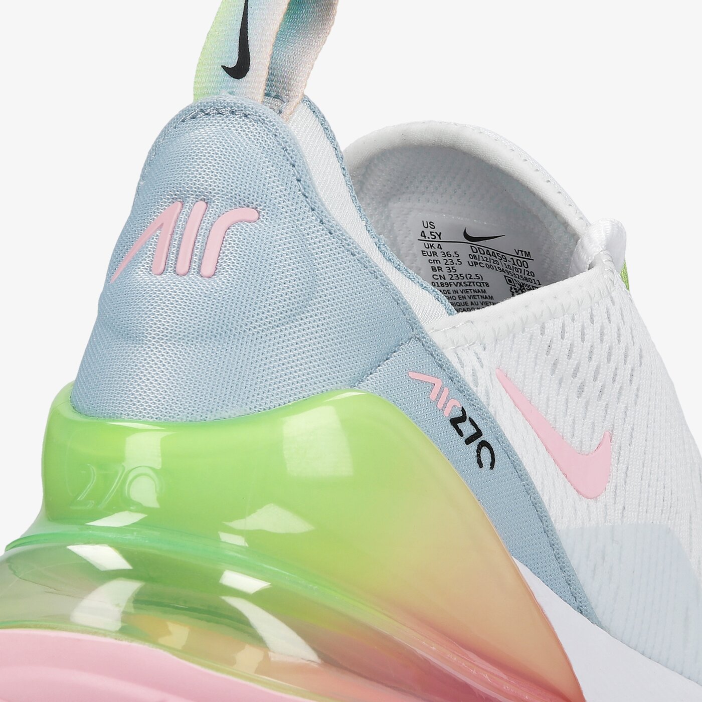 Детски маратонки NIKE AIR MAX 270 SE dd4459-100 цвят многоцветен