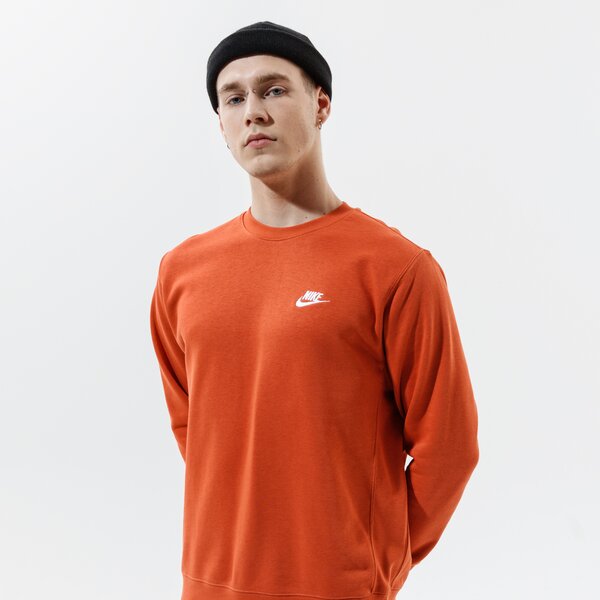Мъжки суичър NIKE СУИТЧЪР SPORTSWEAR CLUB bv2666-812 цвят оранжев