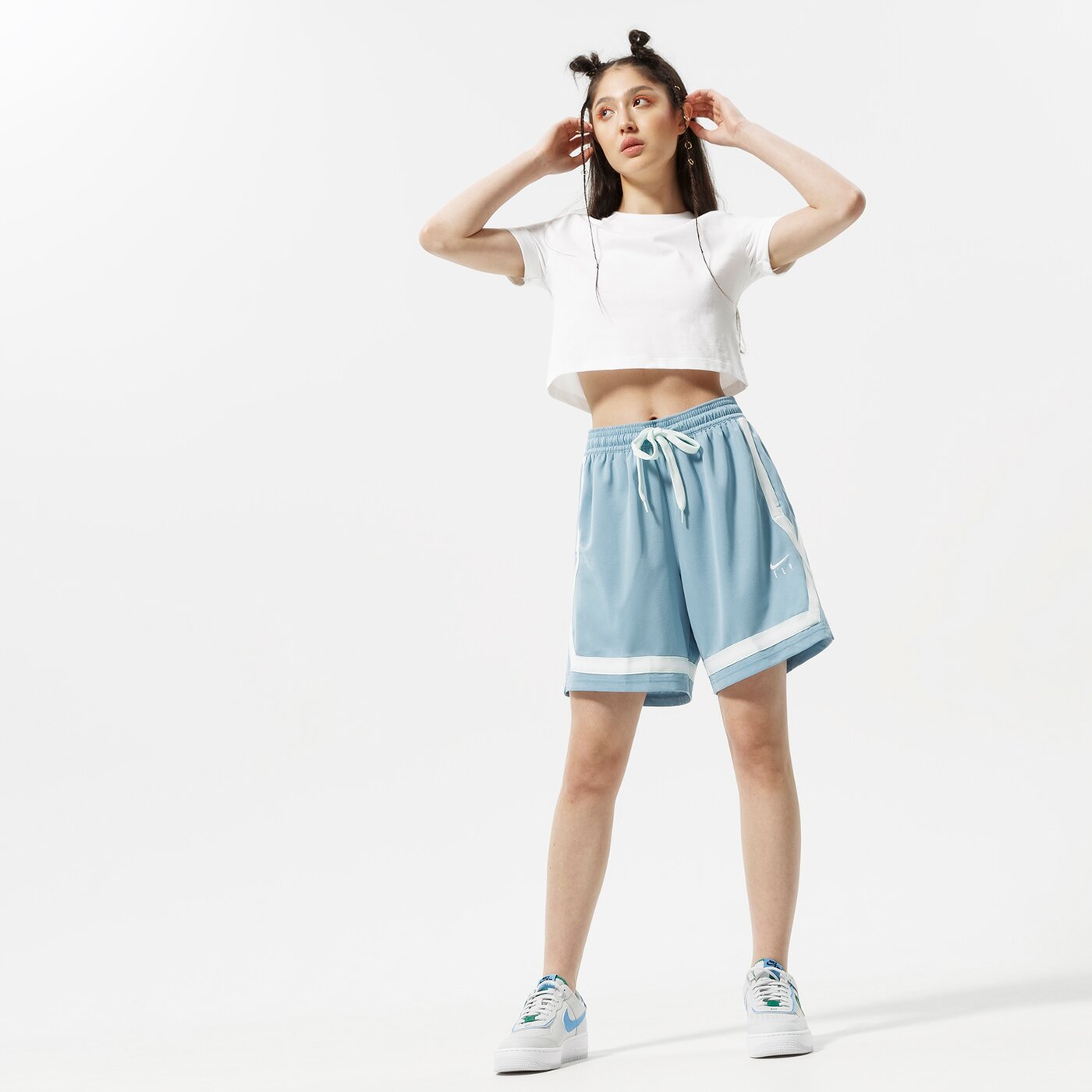 Дамска тениска ADIDAS ТОП CROP ТОП gn2803 цвят бял