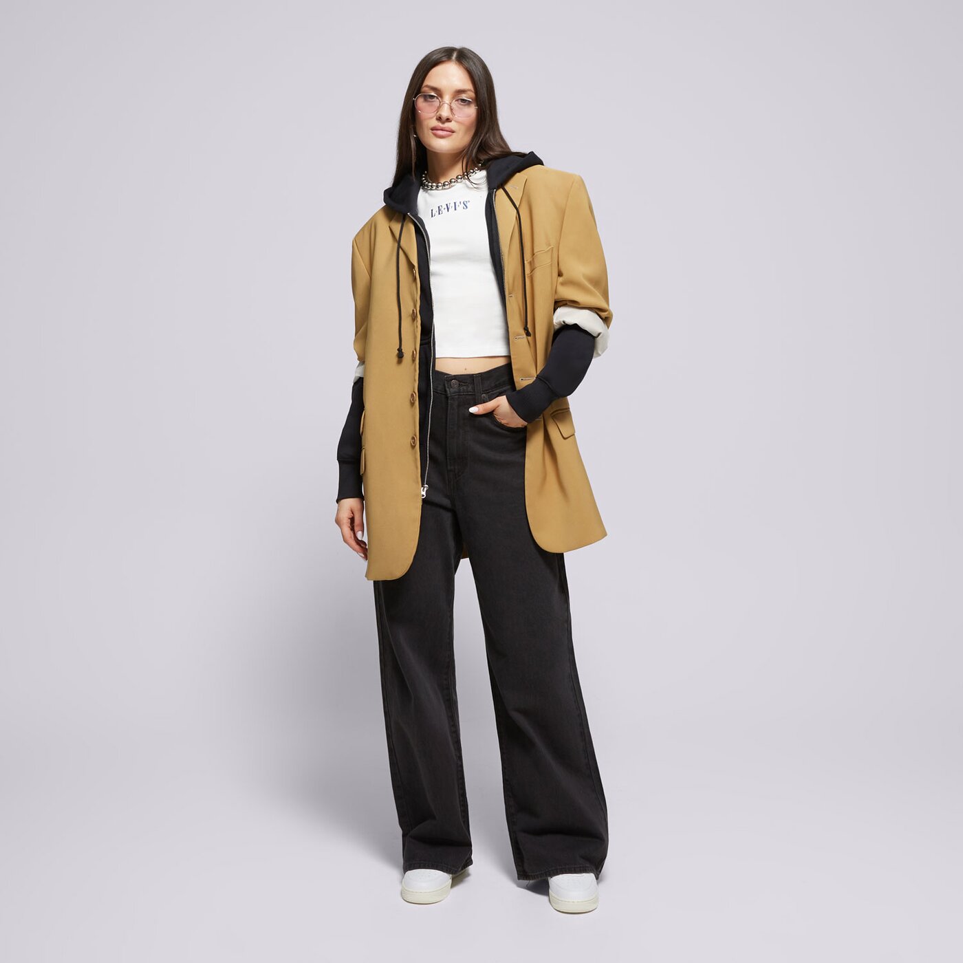 Дамски суичър NIKE СУИТЧЪР СЪС ЗАКОПЧАВАНЕ W NSW   PHNX FLC FZ OS HOODIE P dq5758-010 цвят черен