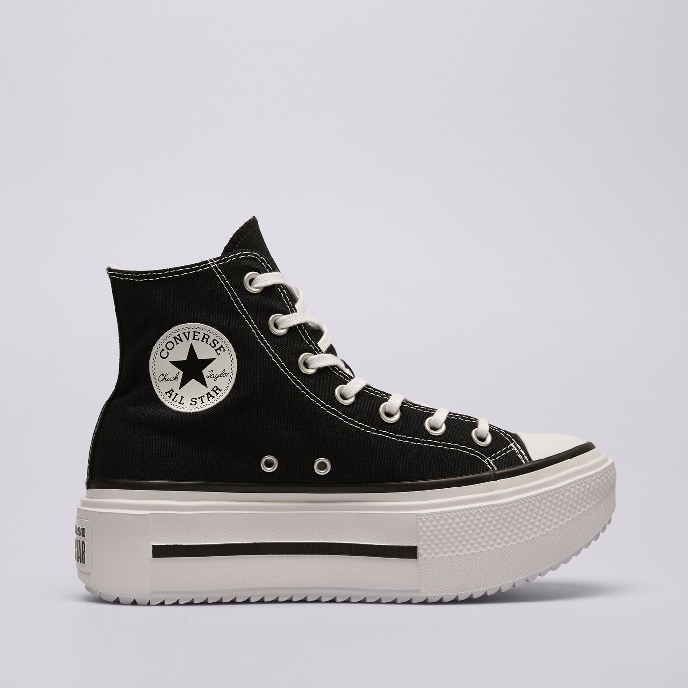 Дамски маратонки CONVERSE CHUCK TAYLOR ALL STAR LIFT DOUBLE STACK a12975c цвят черен