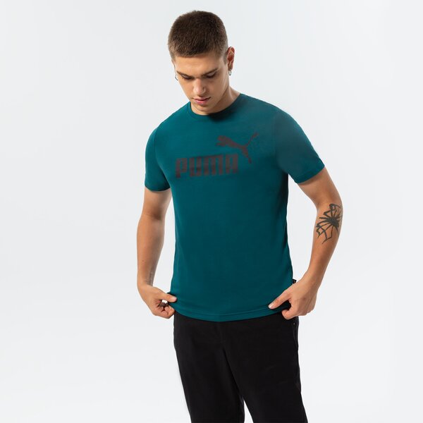 Мъжка тениска PUMA ТЕНИСКА ESS LOGO TEE (S) 586667 20 цвят зелен