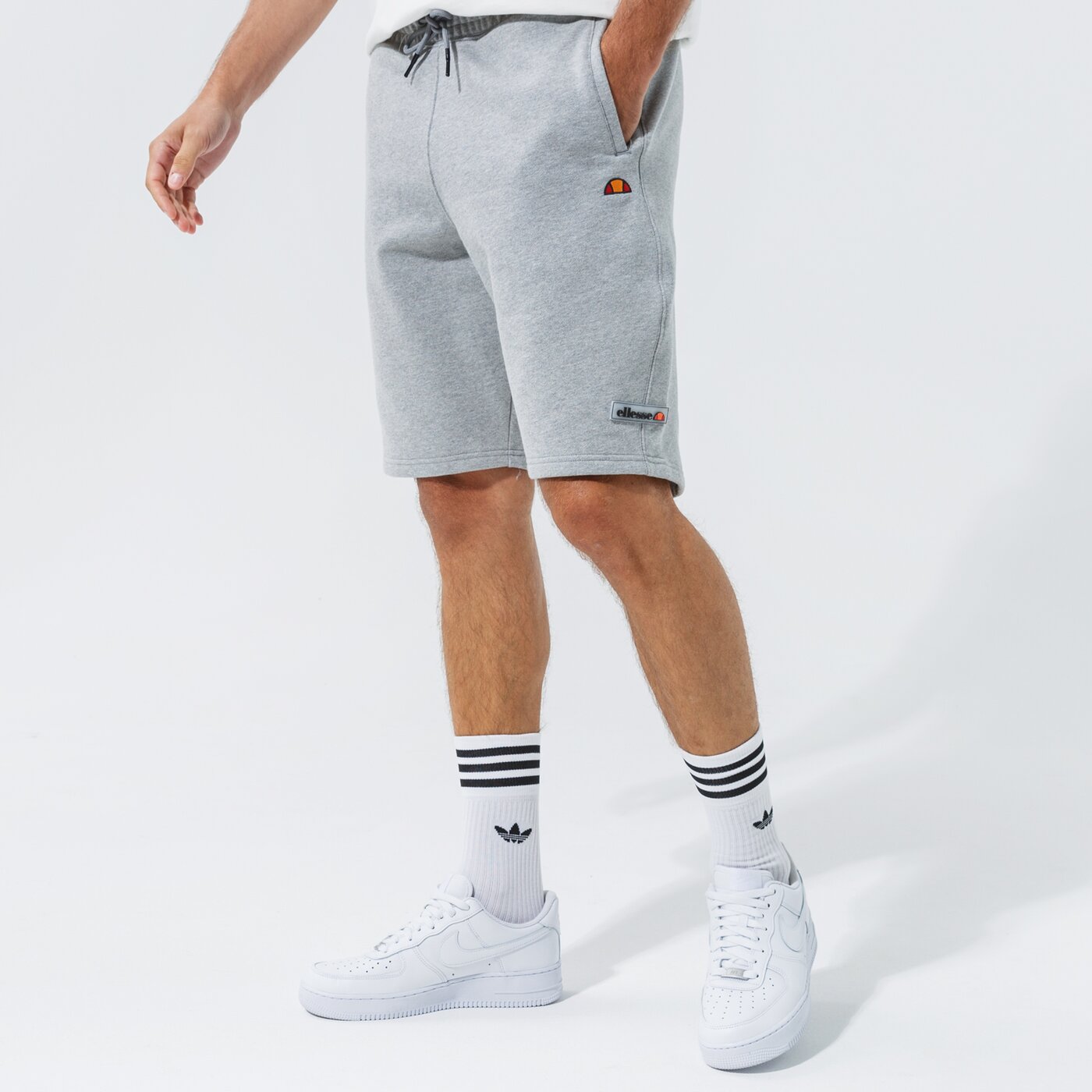 Мъжки къси панталони ELLESSE ШОРТИ LIONOLI SHORT GREY shi13123112 цвят сив