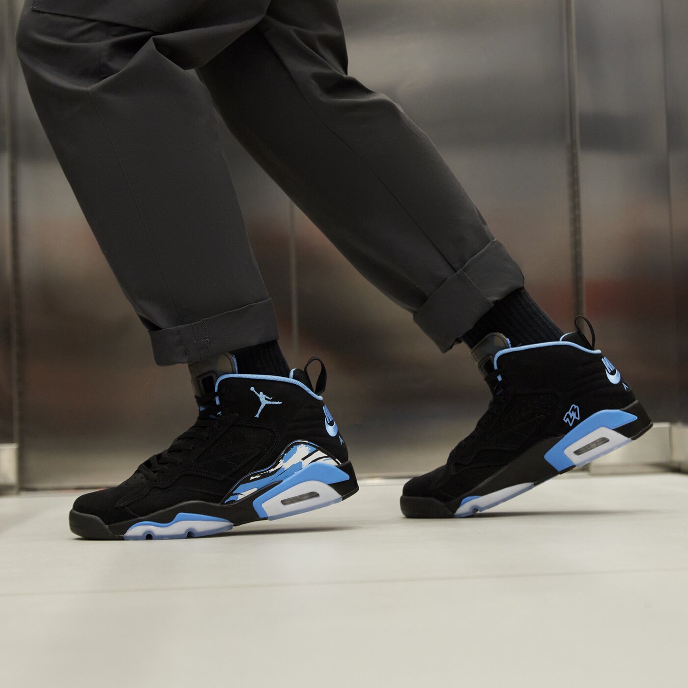 Мъжки маратонки JORDAN JUMPMAN MVP  dz4475-004 цвят черен