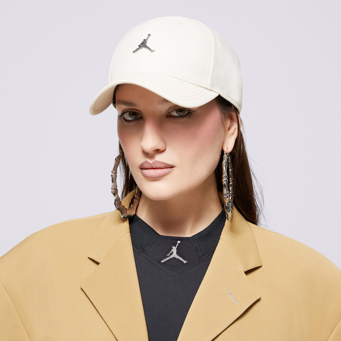 Дамска шапка с козирка JORDAN ШАПКА JORDAN RISE CAP fd5186-203 цвят бежов