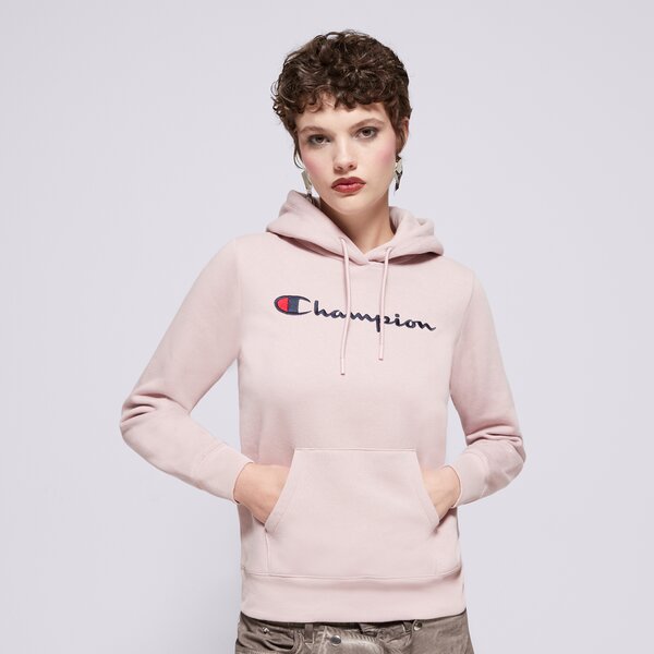 Дамски суичър CHAMPION СУИТЧЪР С КАЧУЛКА HOODED SWEATSHIRT 116579ps124 цвят розов