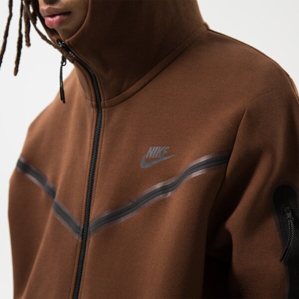 Мъжки суичър NIKE СУИТЧЪР SPORTSWEAR TECH FLEECE cu4489-259 цвят кафяв