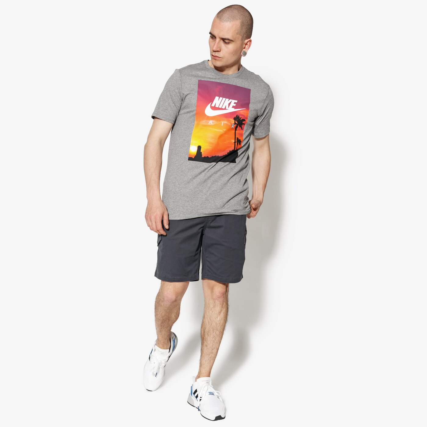 Мъжки къси панталони CONFRONT ШОРТИ MALT cf18szm22001 цвят сив