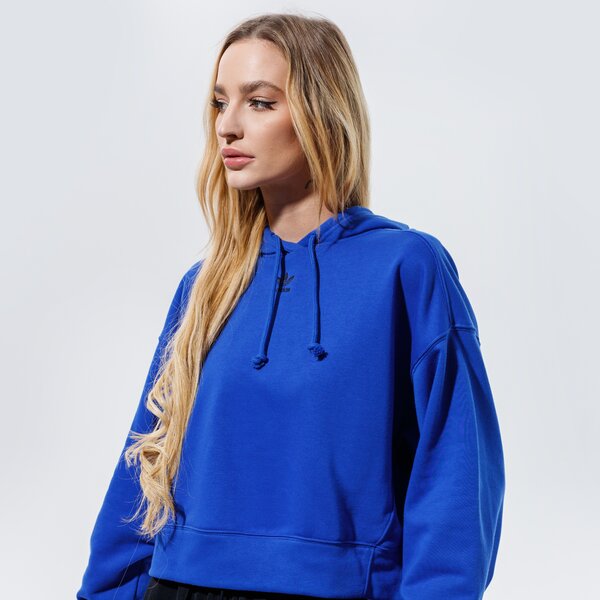 Дамски суичър ADIDAS СУИТЧЪР С КАЧУЛКА HOODIE gn4773 цвят син