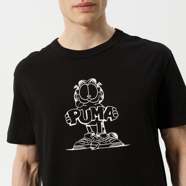 Мъжка тениска PUMA ТЕНИСКА PUMA X GARFIELD GRAPHIC TEE 534433 01 цвят черен
