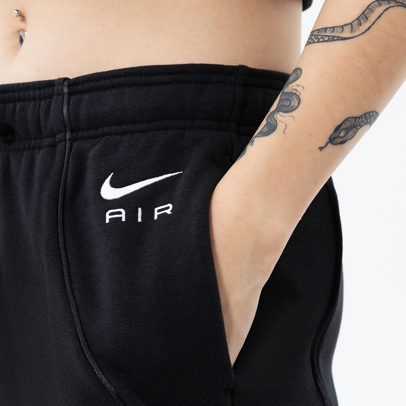 Дамски панталони NIKE ПАНТАЛОНИ W NSW AIR FLC MR JOGGER dq6563010 цвят черен