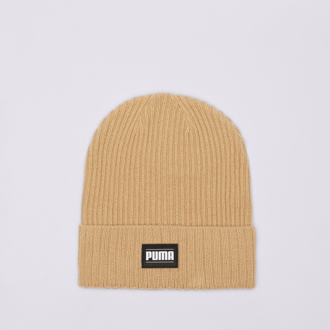 Дамска зимна шапка PUMA ШАПКА RIBBED CLASSIC CUFF BEANIE 024038 07 цвят бежов