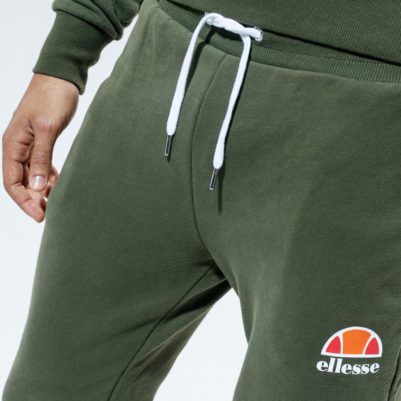 Мъжки панталони ELLESSE ПАНТАЛОНИ OVEST KHA shs01763506 цвят каки