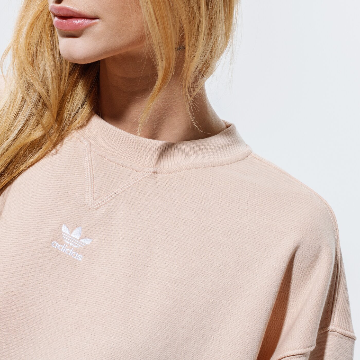 Дамски суичър ADIDAS СУИТЧЪР SWEATSHIRT h45583 цвят розов