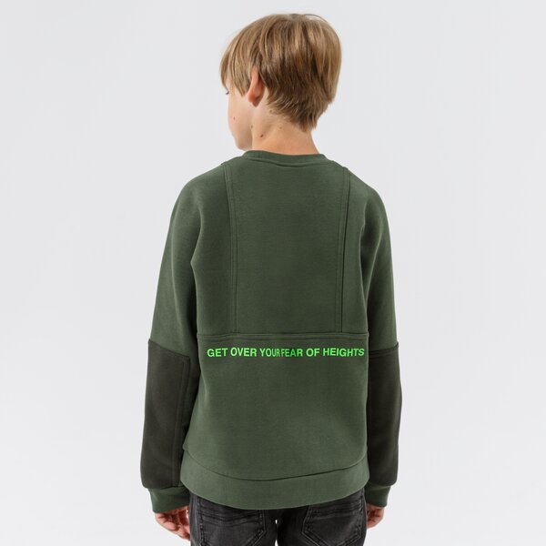 Детски суичър NIKE СУИТЧЪР B NSW AIR CREW BOY dd8709-335 цвят каки