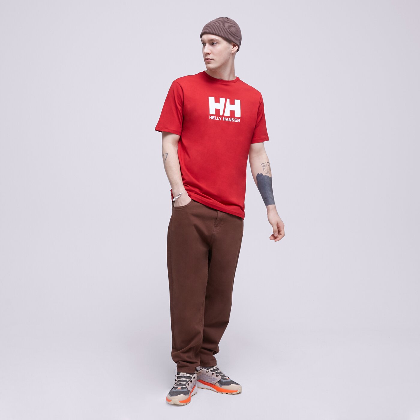 HELLY HANSEN ТЕНИСКА HH LOGO 33979163 Мъжки Цвят червен Модни Тениски ...