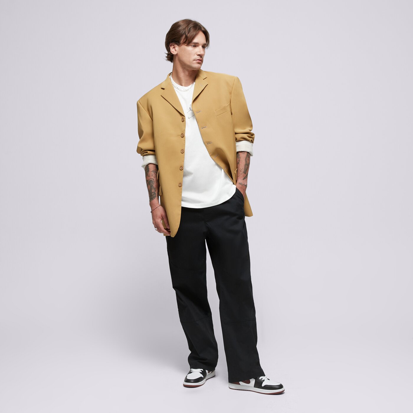 Мъжки панталони JORDAN ПАНТАЛОНИ M J ESS DBL KNEE WVN PANT hf9329-010 цвят черен