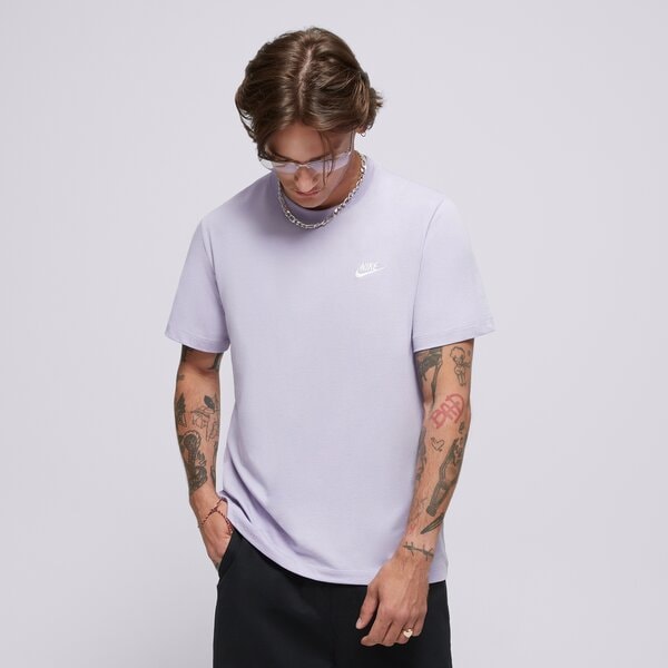 Мъжка тениска NIKE ТЕНИСКА M NSW CLUB TEE ar4997-515 цвят виолетов