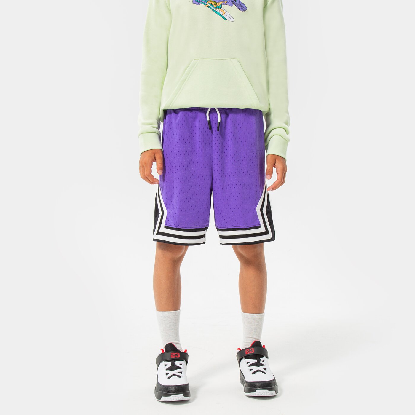 JORDAN ШОРТИ AIR DIAMOND SHORT BOY 95b136-p0q цвят виолетов