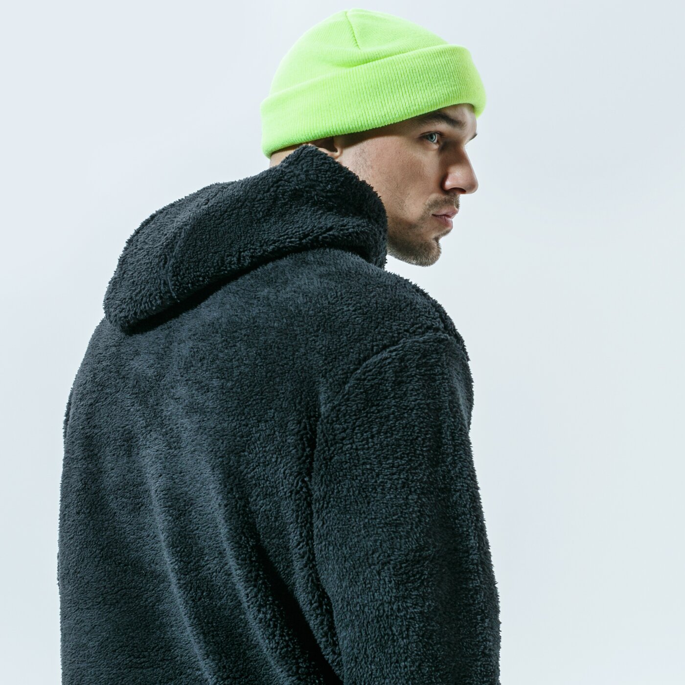 Мъжки суичър CHAMPION ПОЛАР HOODED ТОП 214973kk001 цвят черен