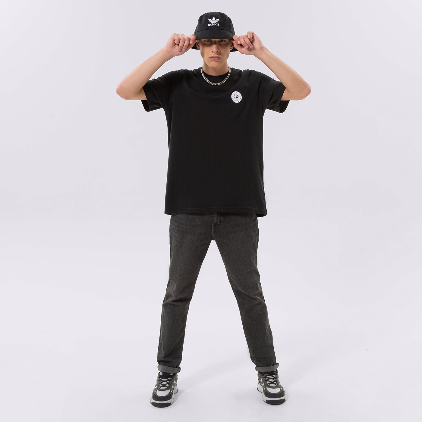 Мъжки панталони LEVI'S ПАНТАЛОНИ 502 TAPER HI BALL 57783-0105 цвят черен