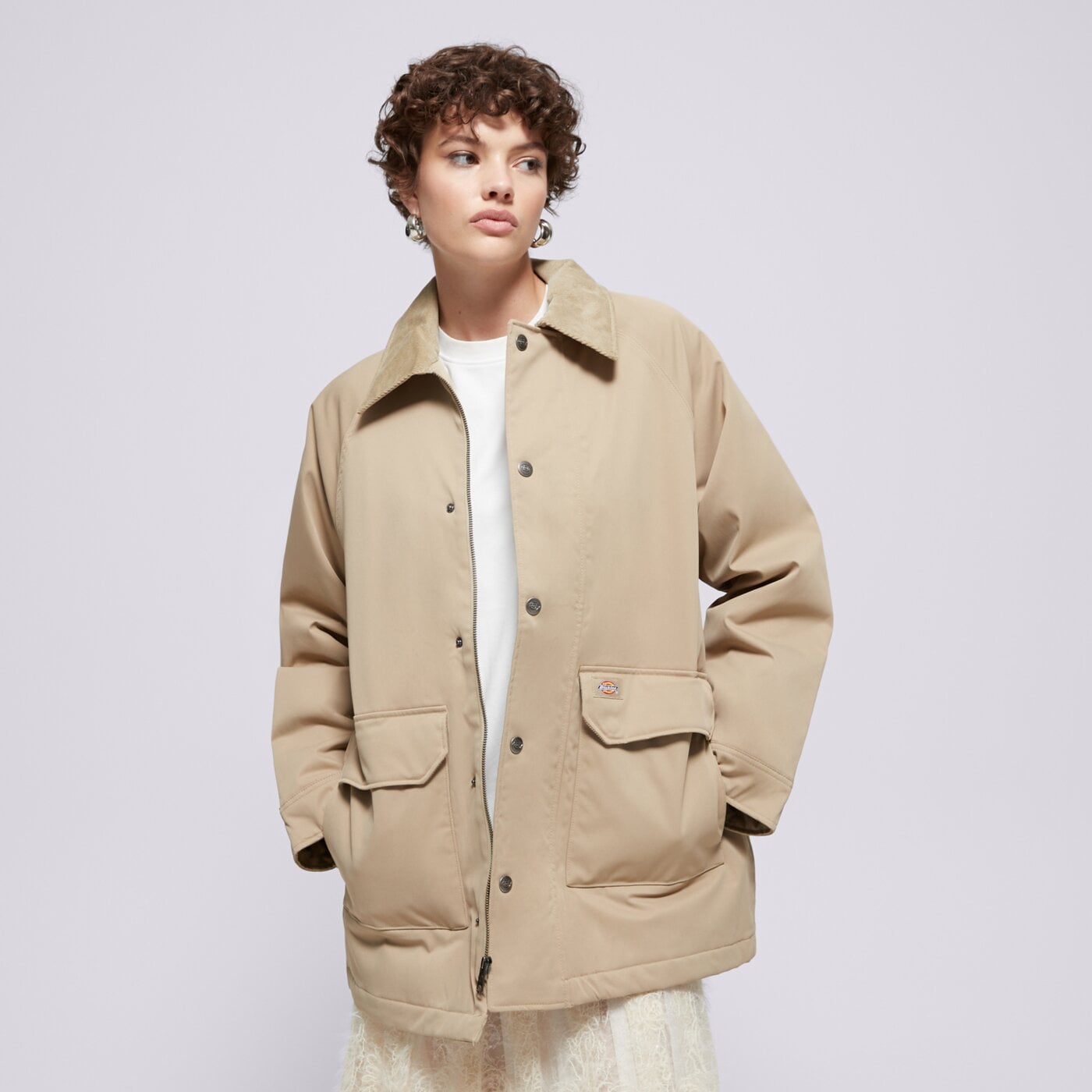Дамско зимно яке DICKIES ЯКЕ MEDINA COAT W dk0a87okkhk1 цвят бежов