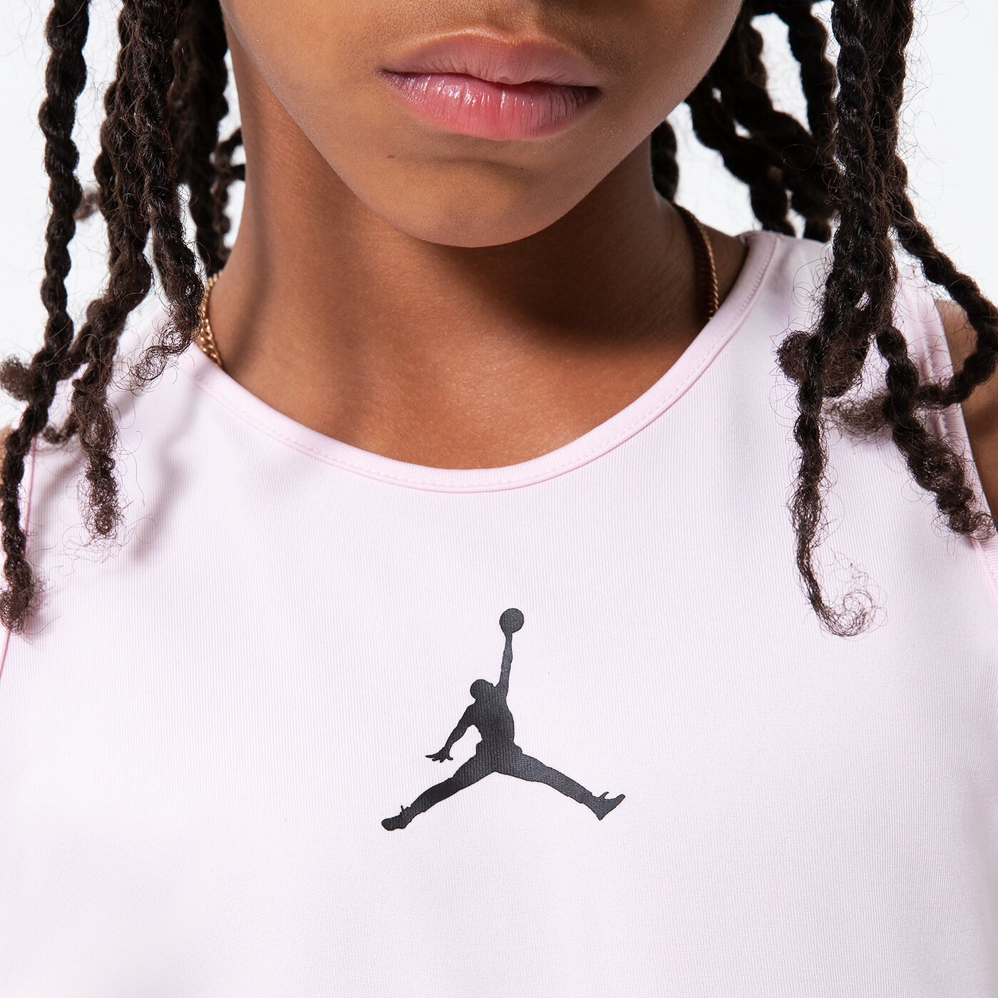 Детска тениска JORDAN ESSENTIALS ACTIVE ТОП GIRL 45a855-a9y цвят розов