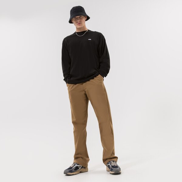 Мъжка тениска VANS ТЕНИСКА LEFT CHEST HIT LS BLACK-WHITE vn0a49lcy281 цвят черен
