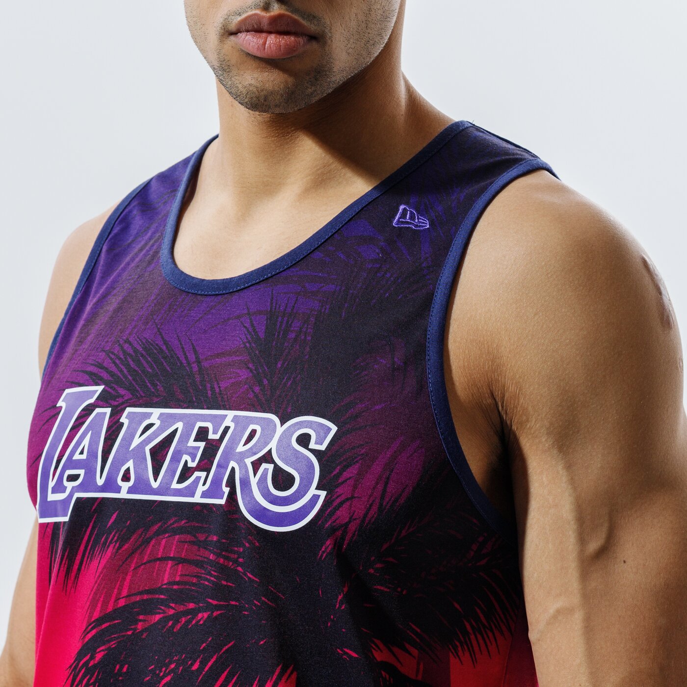 Мъжка тениска NEW ERA ПОТНИК NBA COASTAL HEAT ПОТНИК LA LAKERS LOS ANGELES 11569524 цвят многоцветен