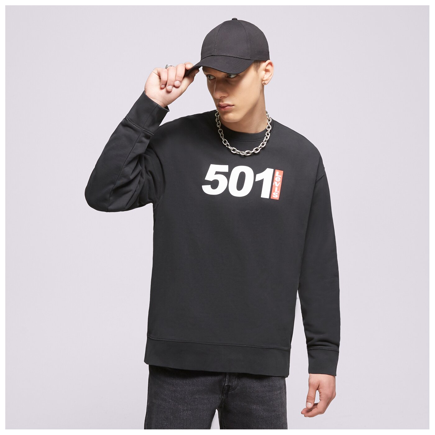 Мъжки суичър LEVI'S СУИТЧЪР RELAXD GRAPHIC CREW 501 ANNIVERSARY 38712-0147 цвят многоцветен