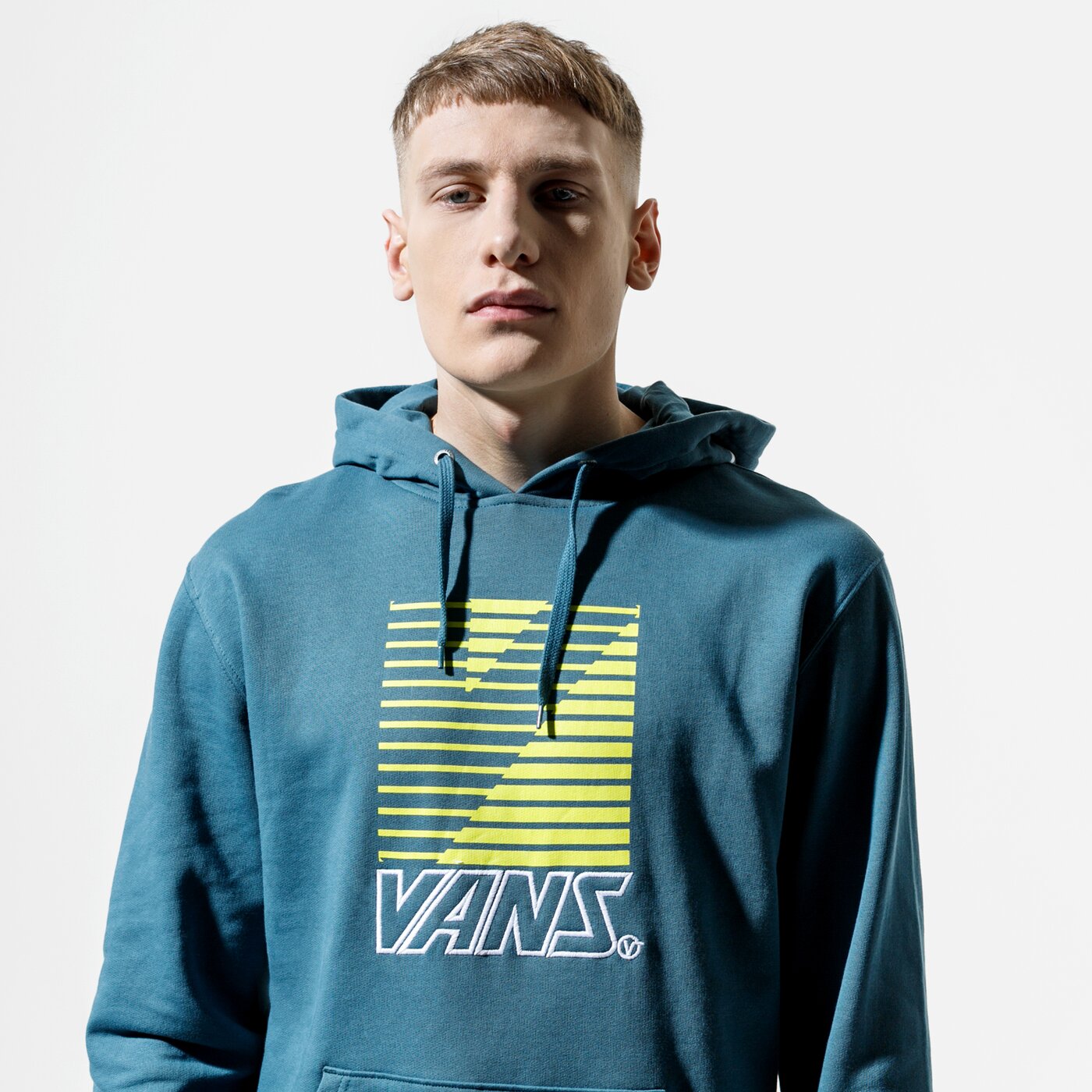 Мъжки суичър VANS СУИТЧЪР С КАЧУЛКА MN RETRO SPORT PO STARGAZER vn0a49sq12s1 цвят зелен