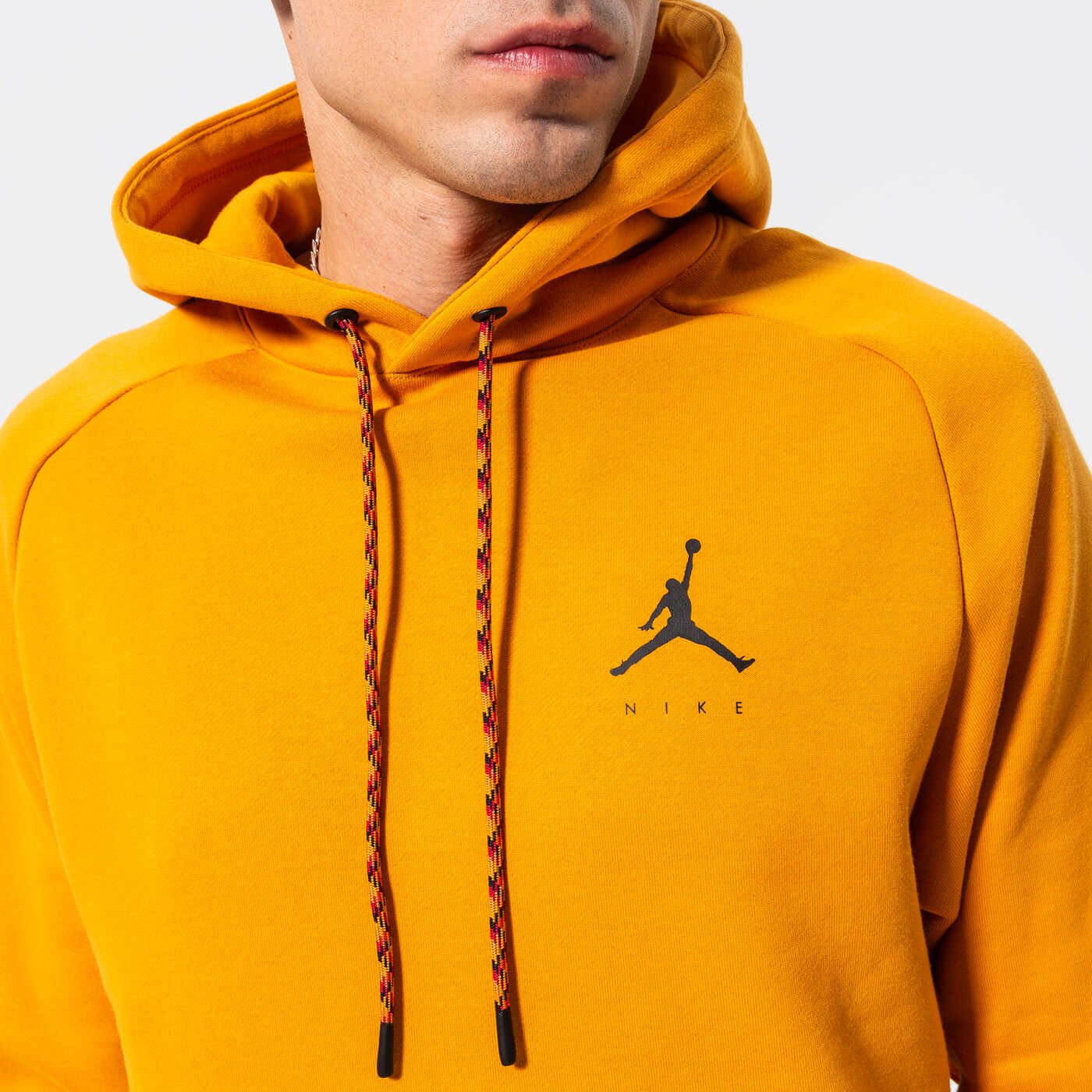 Мъжки суичър JORDAN СУИТЧЪР С КАЧУЛКА M J JMPMN FLC PO dj0210-738 цвят оранжев